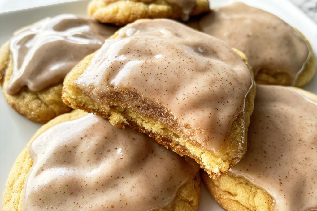bakery style cookies
soft cookies recipe
frosted cookies
brown sugar cookies