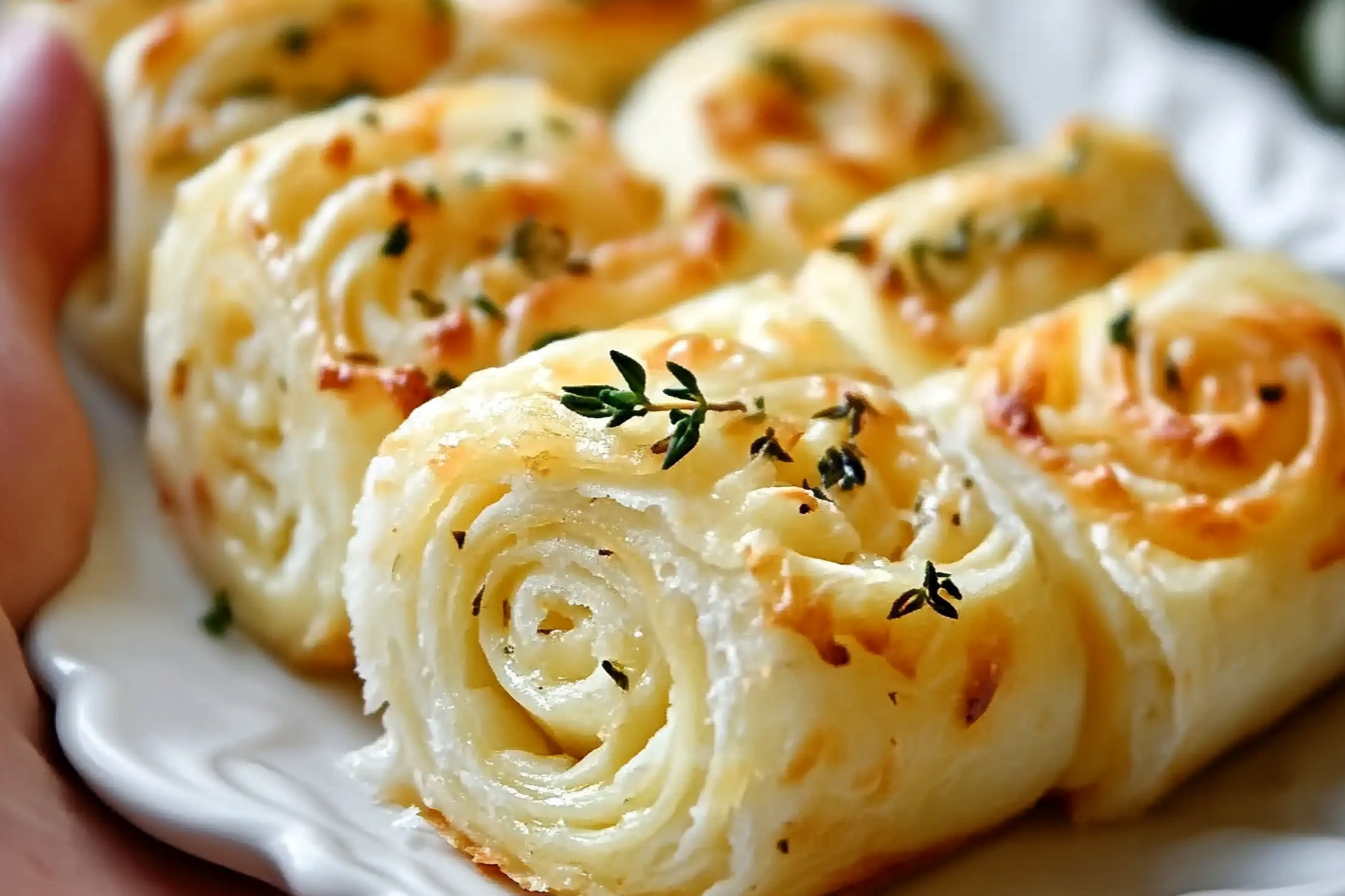 cheesy garlic butter rollups recipe baked golden