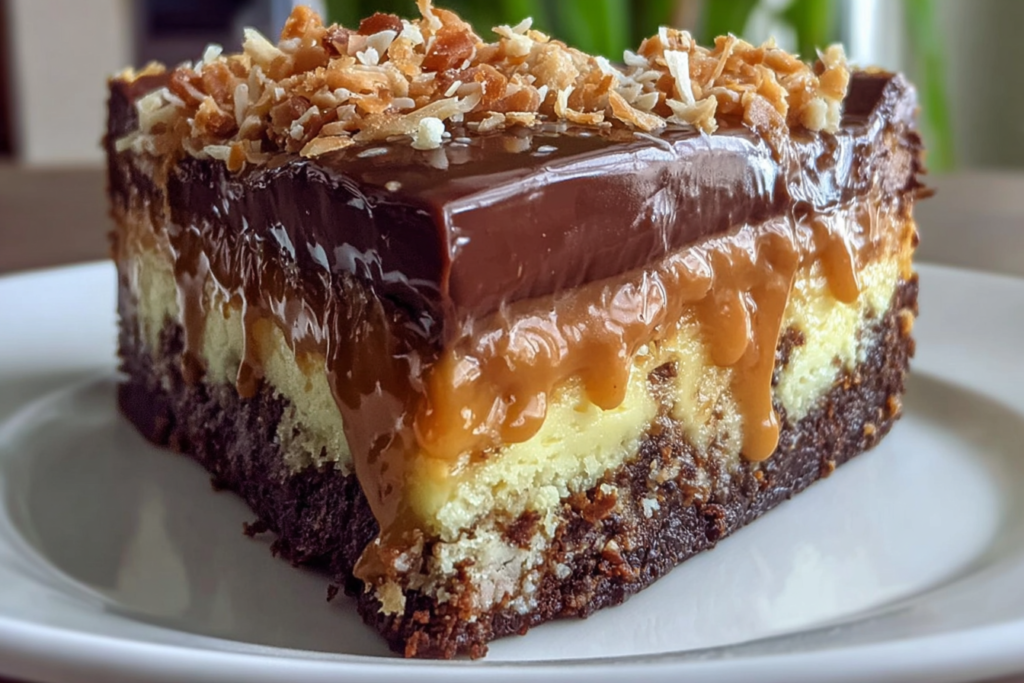 best German chocolate cheesecake