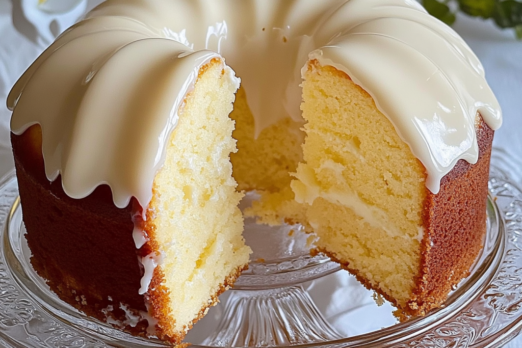 Moist homemade Slap Ya Momma Pound Cake slice