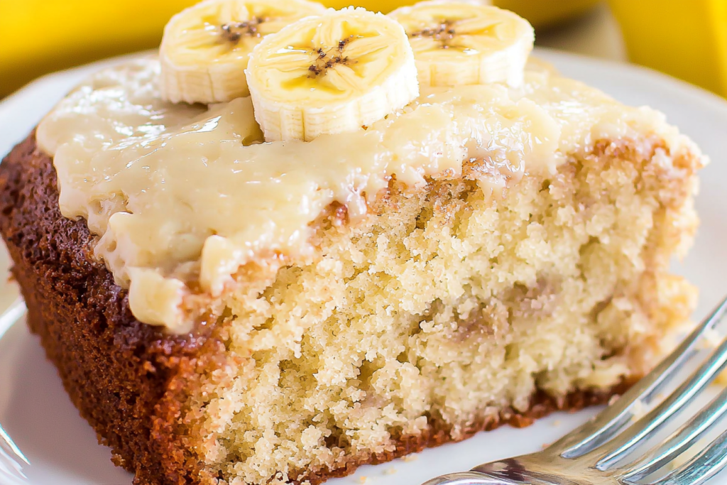 Soft Banana Cake Recipes fresh from the oven