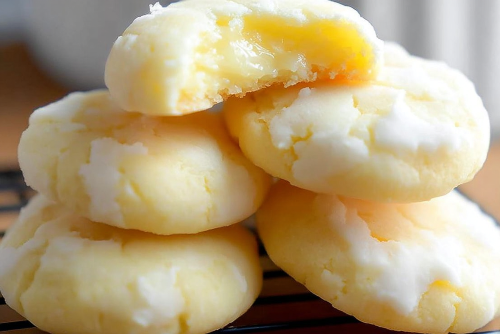 Soft buttery Zesty Lemon Meltaway Cookies with bright citrus flavor and melt-in-your-mouth texture.